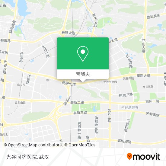 光谷同济医院地图