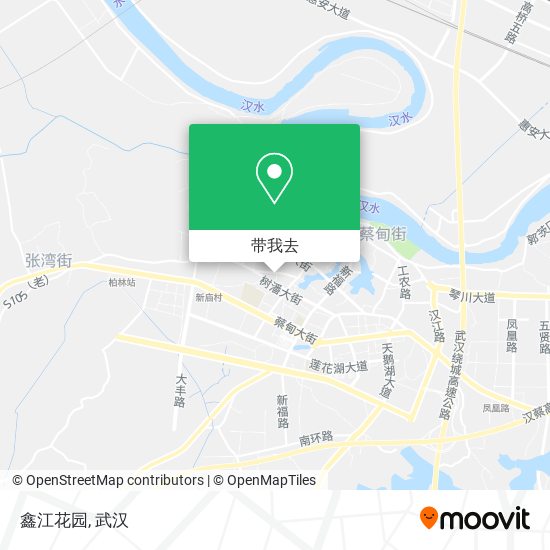 鑫江花园地图