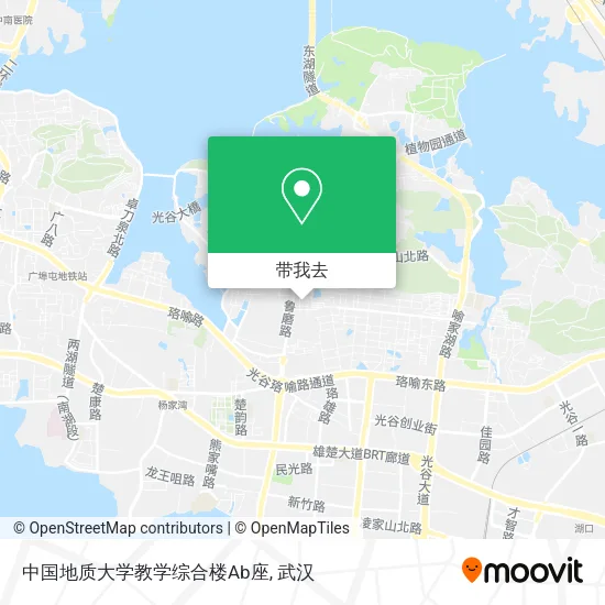 中国地质大学教学综合楼Ab座地图