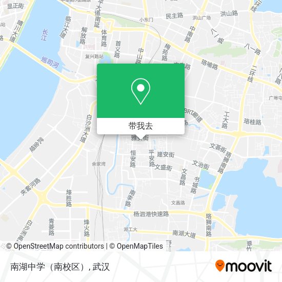 南湖中学（南校区）地图