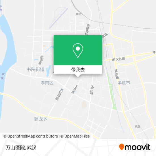 万山医院地图