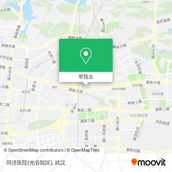 同济医院(光谷院区)地图
