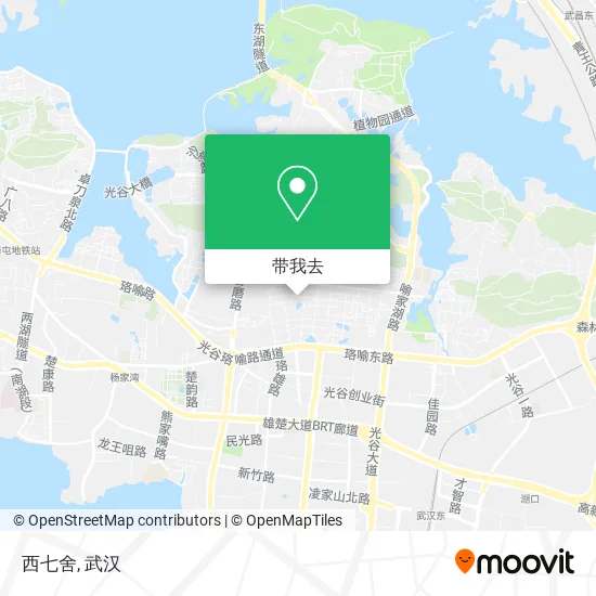 西七舍地图