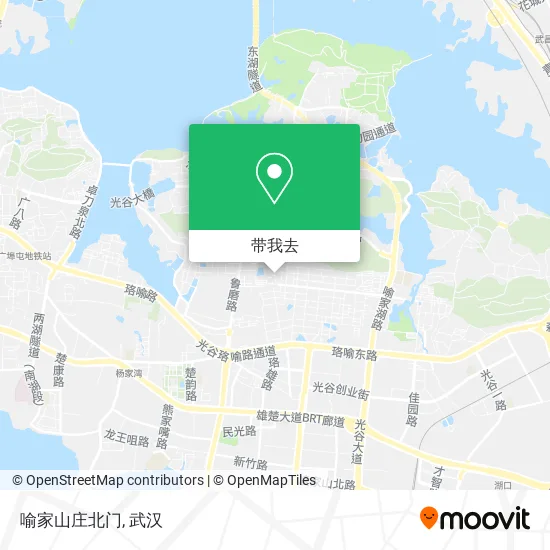 喻家山庄北门地图