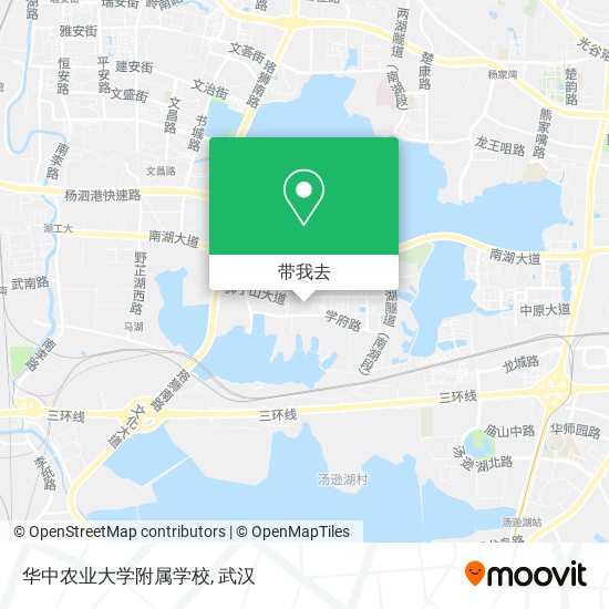 华中农业大学附属学校地图