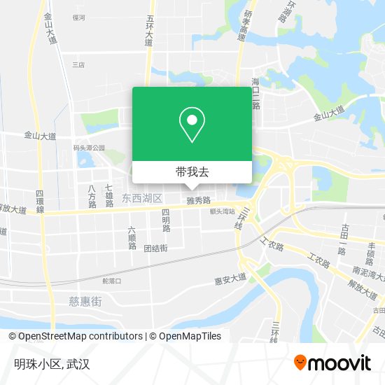 明珠小区地图