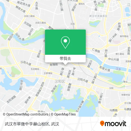 武汉市翠微中学赫山校区地图