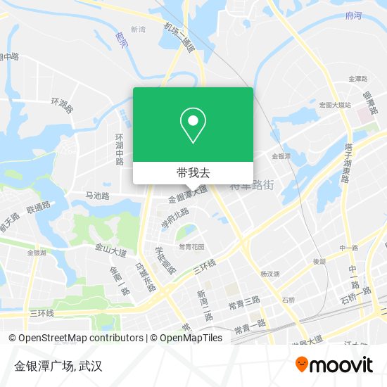 金银潭广场地图