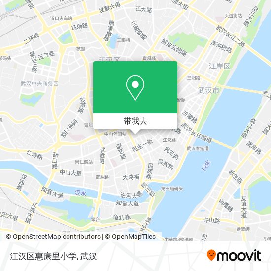 江汉区惠康里小学地图