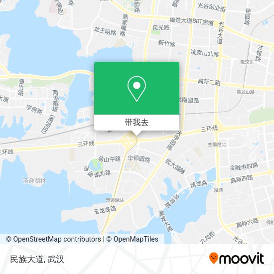 民族大道地图