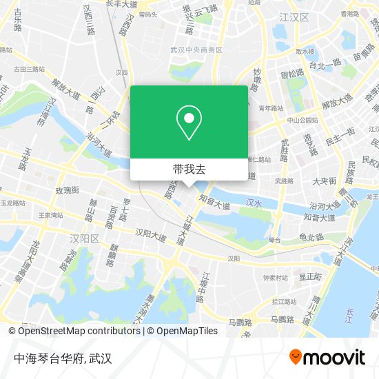 中海琴台华府地图