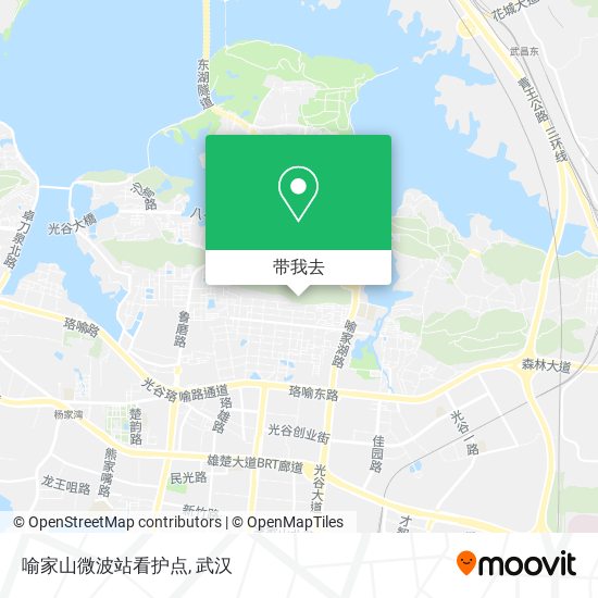 喻家山微波站看护点地图