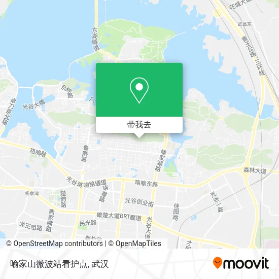 喻家山微波站看护点地图
