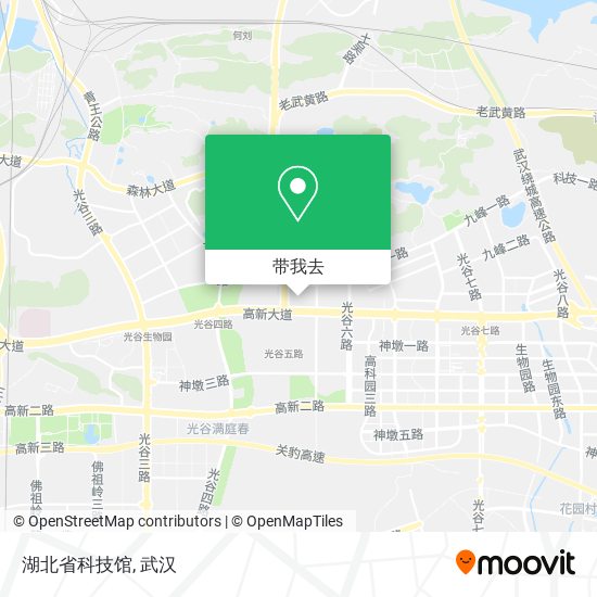 湖北省科技馆地图