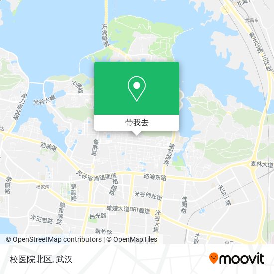 校医院北区地图