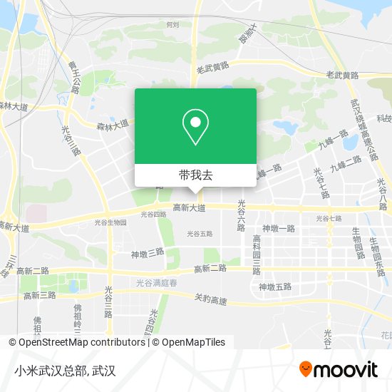 小米武汉总部地图