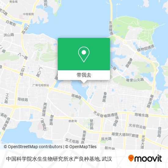 中国科学院水生生物研究所水产良种基地地图