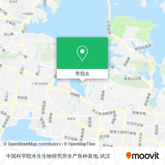 中国科学院水生生物研究所水产良种基地地图