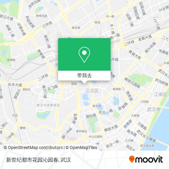 新世纪都市花园沁园春地图