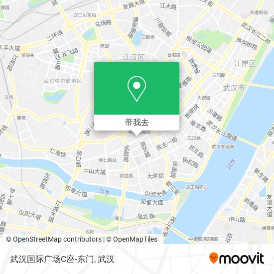 武汉国际广场C座-东门地图