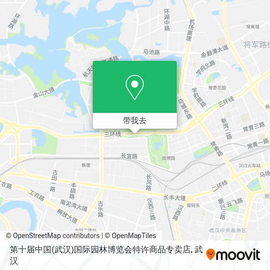 第十届中国(武汉)国际园林博览会特许商品专卖店地图