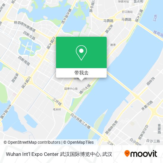 Wuhan Int'l Expo Center 武汉国际博览中心地图