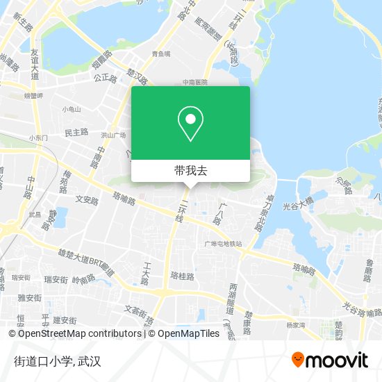 街道口小学地图