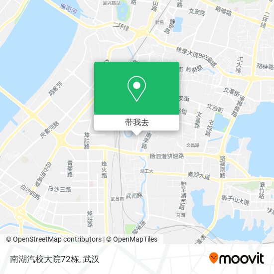南湖汽校大院72栋地图