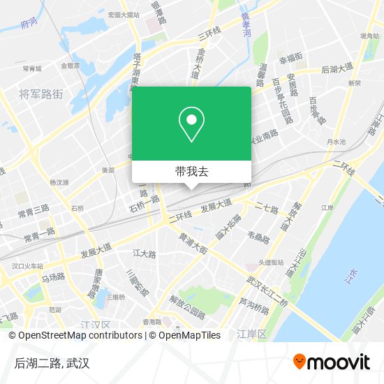 后湖二路地图