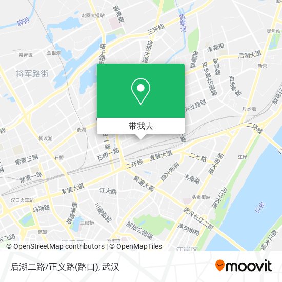 后湖二路/正义路(路口)地图