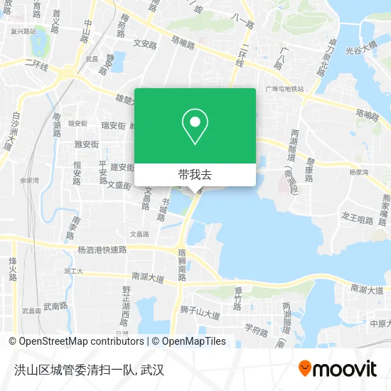 洪山区城管委清扫一队地图