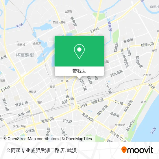金雨涵专业减肥后湖二路店地图