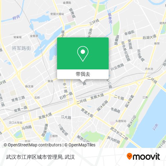 武汉市江岸区城市管理局地图