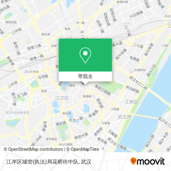 江岸区城管(执法)局花桥街中队地图