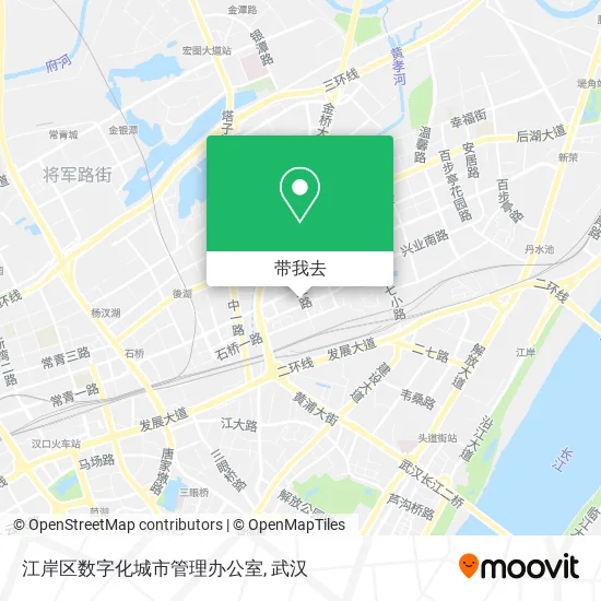 江岸区数字化城市管理办公室地图