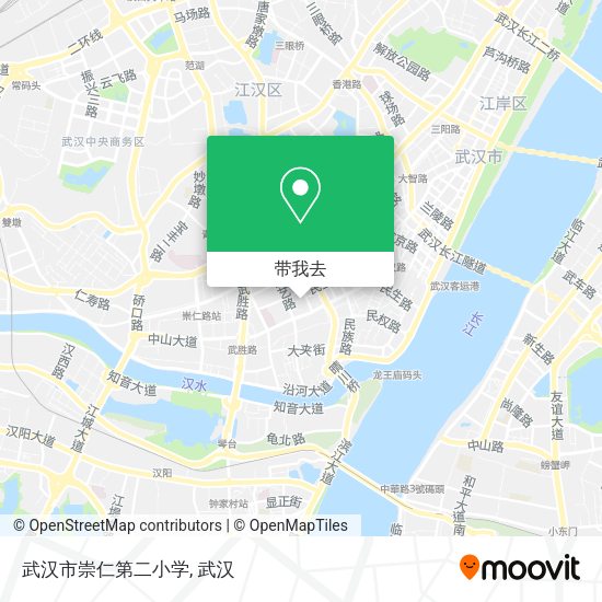 武汉市崇仁第二小学地图