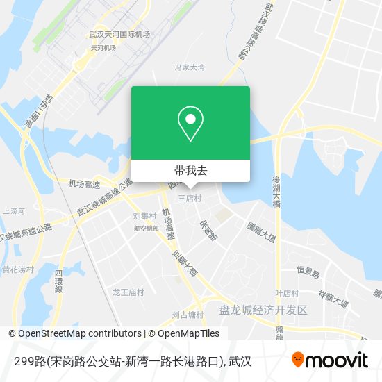 299路(宋岗路公交站-新湾一路长港路口)地图