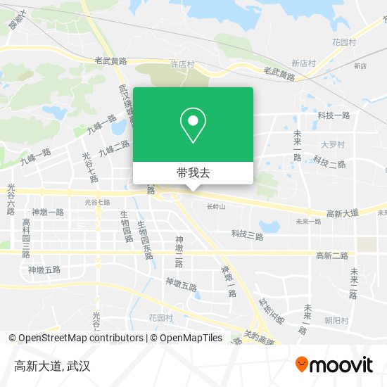 高新大道地图
