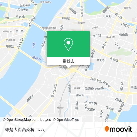 雄楚大街高架桥地图