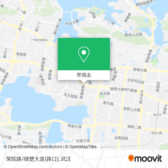 荣院路/雄楚大道(路口)地图