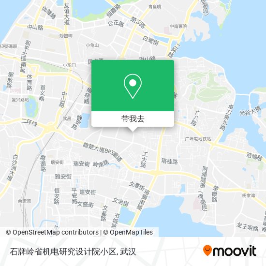 石牌岭省机电研究设计院小区地图