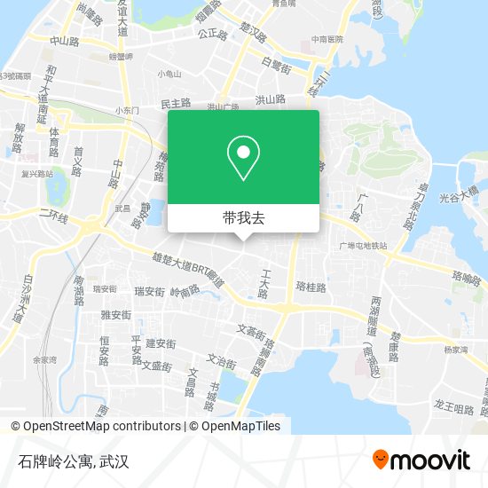 石牌岭公寓地图