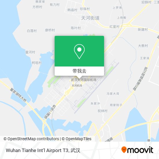 Wuhan Tianhe Int'l Airport T3地图