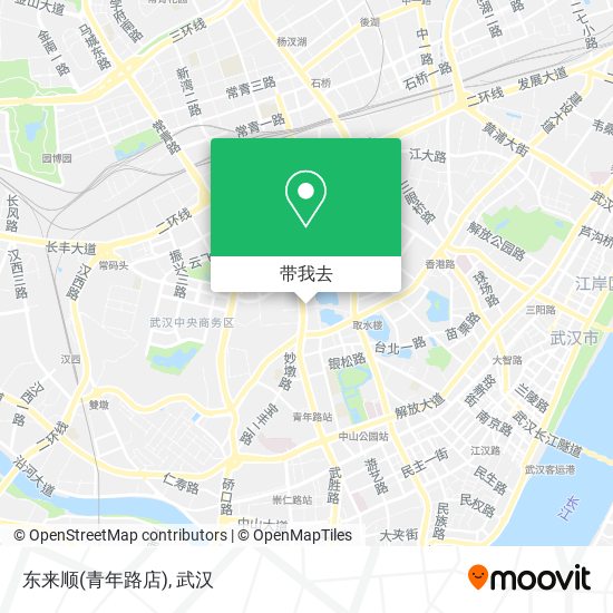 东来顺(青年路店)地图