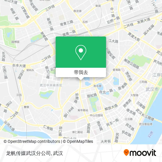 龙帆传媒武汉分公司地图