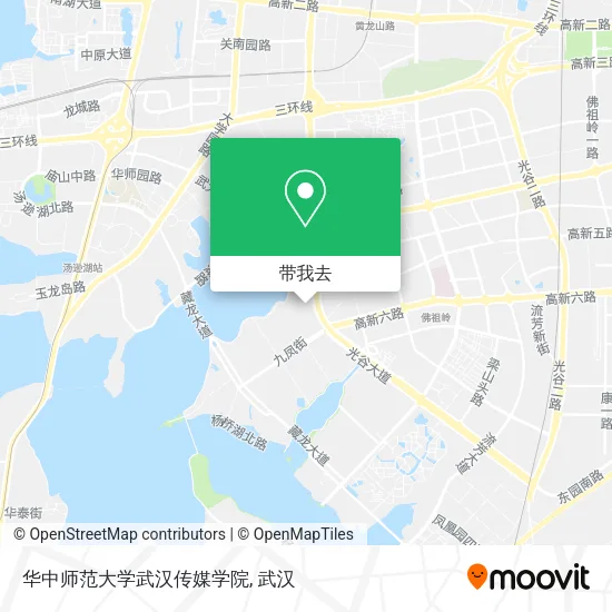 华中师范大学武汉传媒学院地图
