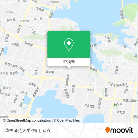 华中师范大学-东门地图