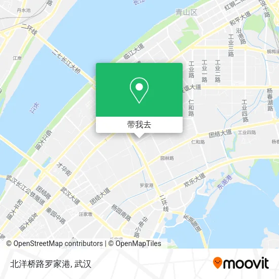 北洋桥路罗家港地图