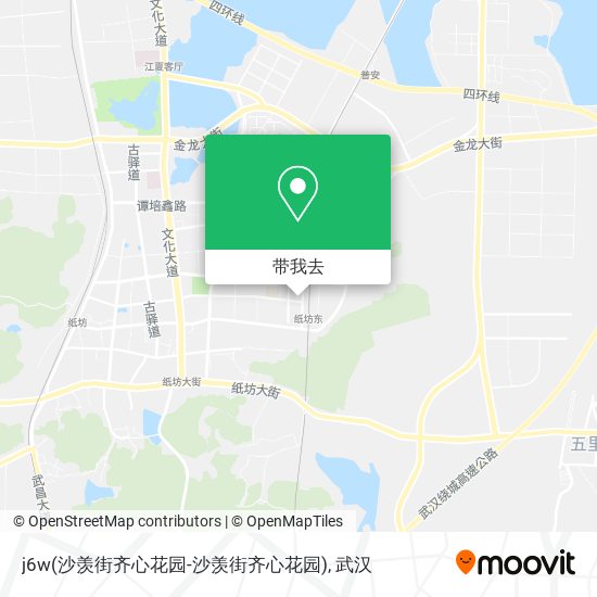 j6w(沙羡街齐心花园-沙羡街齐心花园)地图