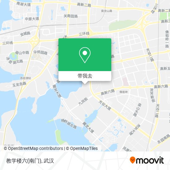 教学楼六(南门)地图
